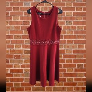Owin Fashion Red NY Women dress size L